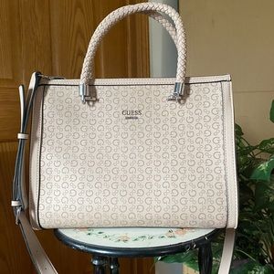 Guess Braided Handle Satchel